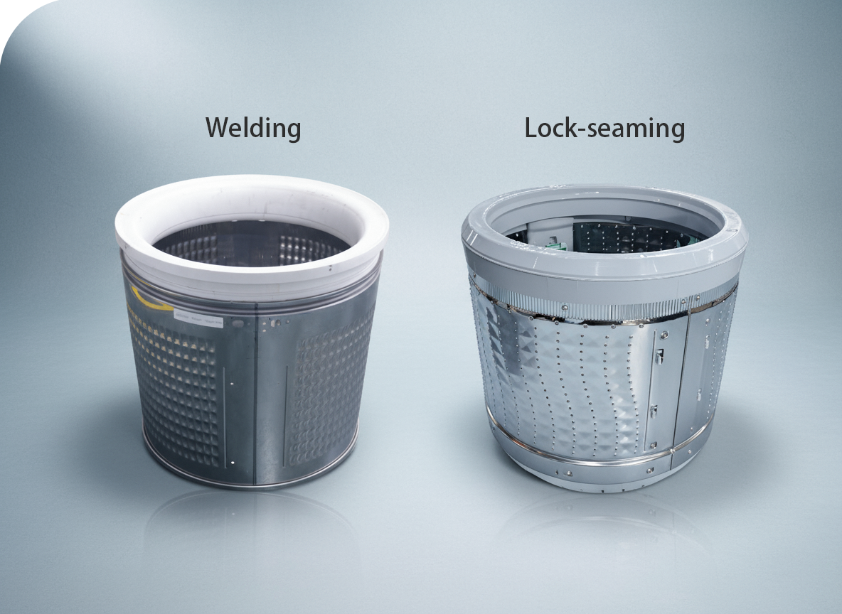 welding and lock-seaming