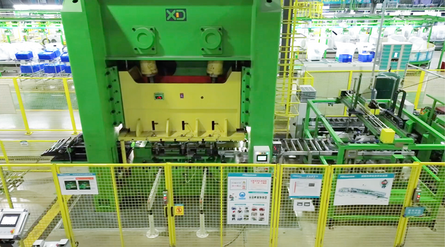 Stamping section