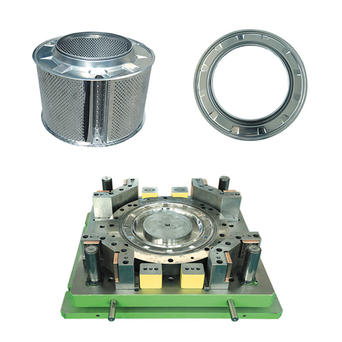 STAMPING DIE FOR FRONT COVER AND REAR COVER OF WASHING MACHINE DRUM